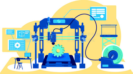 自动化赋能创意生产 从2D卡通插图到工业工厂概念的平面矢量图生成